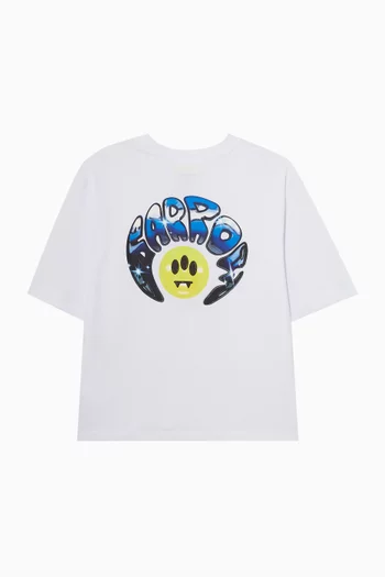 Graphic Print T-Shirt in Cotton