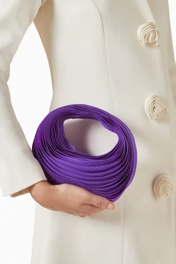 Mini Cycas Top-handle Bag in Silk Organza