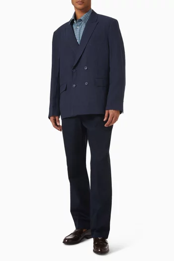 Hinsley Checked Boxy Shirt in Cotton