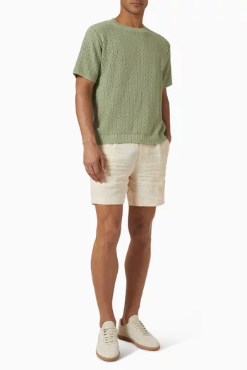 Siena Knitted T-shirt in Cotton