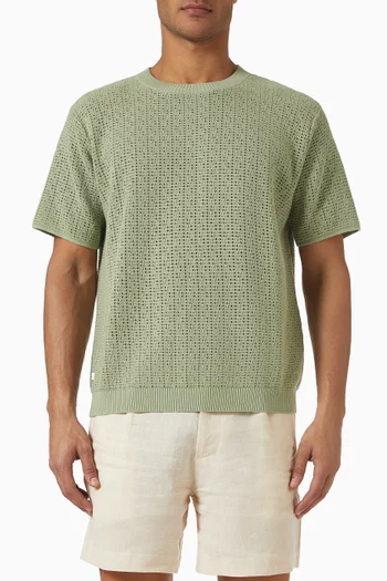 Siena Knitted T-shirt in Cotton