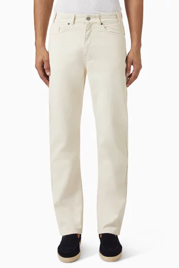 Straight Leg Jeans in Denim