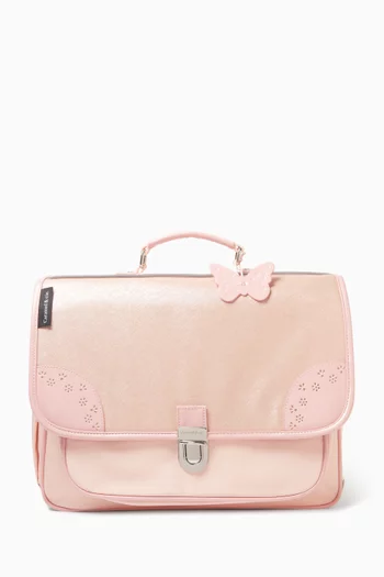 Butterfly Schoolbag in Faux Leather