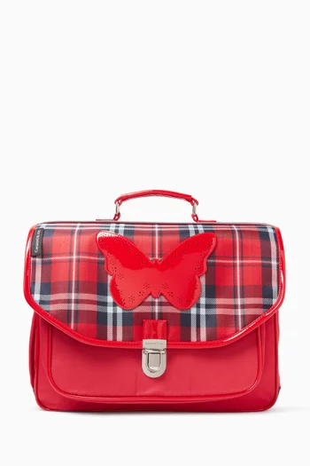 Butterfly Clan Schoolbag in Canvas