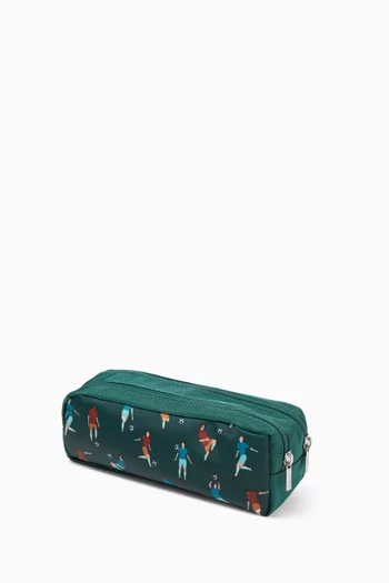 Football Playground Pencil Case in Canvas