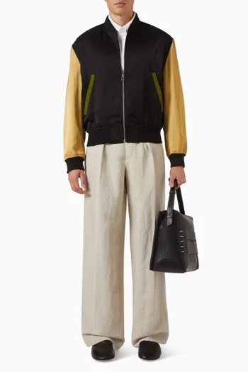Bomber Jacket in Satin