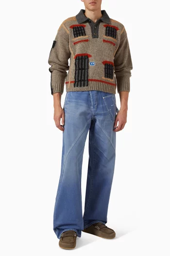 Twisted Workwear Jeans in Denim
