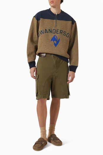 Half-zip Sweatshirt in Jersey