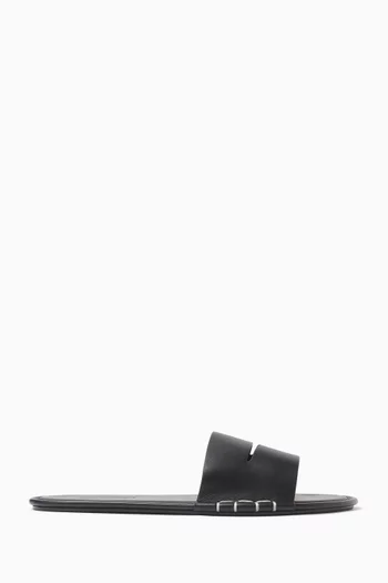 Loafer Slides in Leather