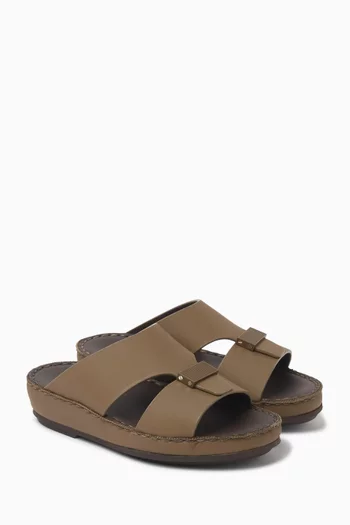 Cerchio Gomato Isola Sandals in Rubbercalf