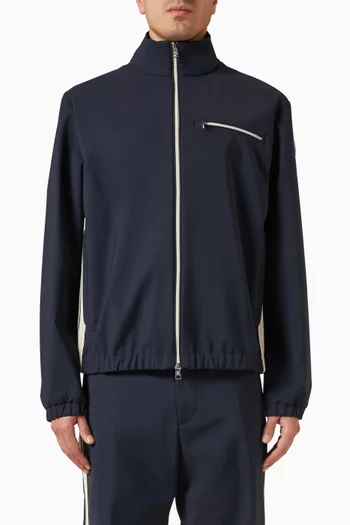 Fourioun Zip-up Jacket in Cotton-blend