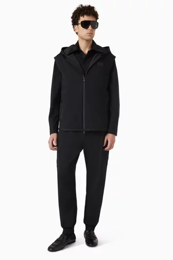 Technical Fabric Hooded Vest