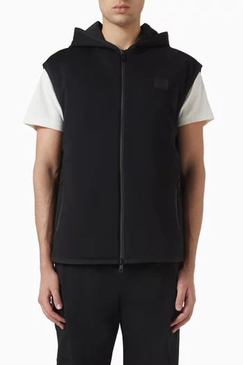 Technical Fabric Hooded Vest