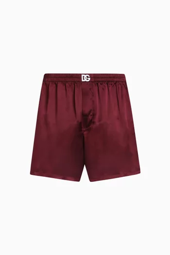 Boxer Shorts in Silk-satin
