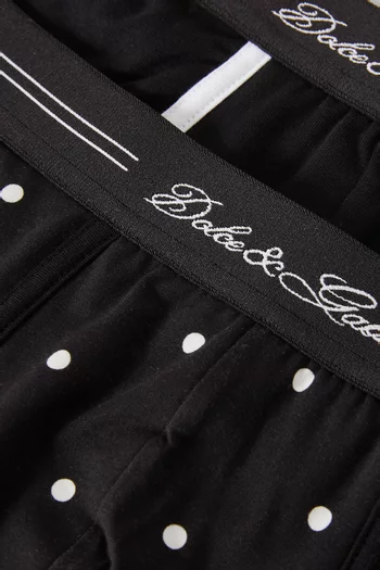 Logo Trunks in Cotton, Set of 2