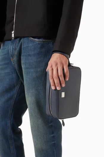 Toiletry Bag in Leather