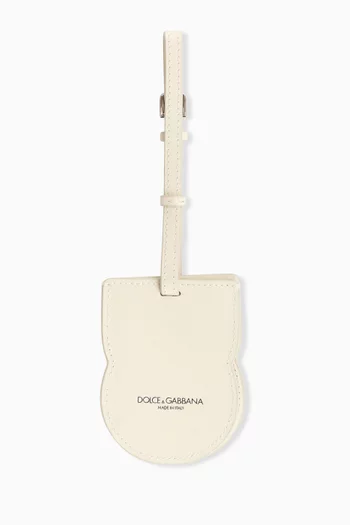 DG Logo Keychain in Leather