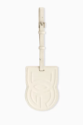 DG Logo Keychain in Leather