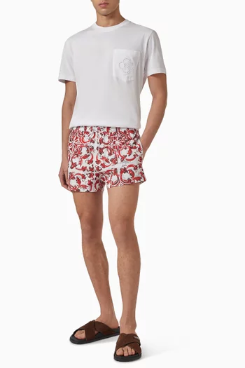 Majolica-print Short Swim Boxer Shorts