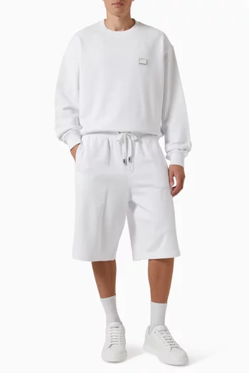 Bermuda Shorts in Cotton Jersey