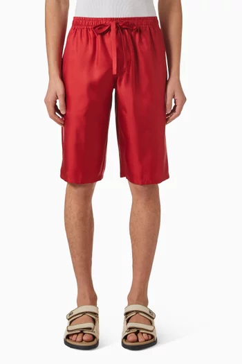 Vanity Bermuda Shorts in Silk-twill
