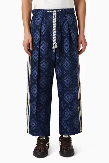 x CLOT Heritage-print Pants