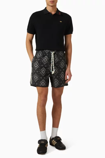 x CLOT Heritage-print Shorts