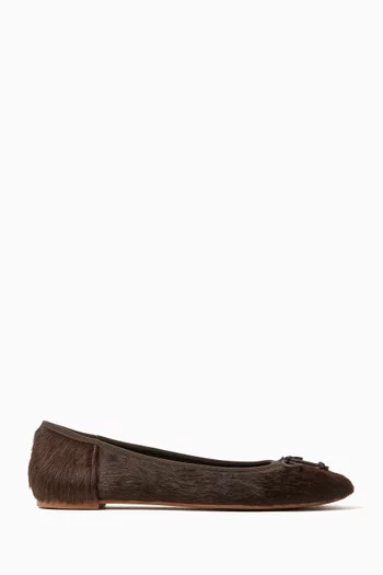 Chelsea I Ballerina Flats in Pony Hair