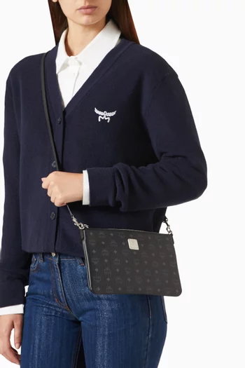 Small Aren Crossbody Pouch in Visetos