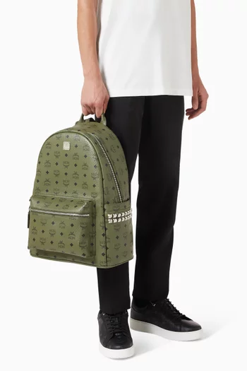 Stark Side Studs Backpack in Visetos Canvas