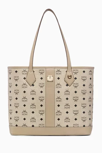 Medium Liz Shopper Bag in Visetos Canvas