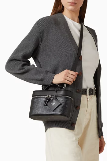 Aren Vanity Case Bag In Visetos Leather