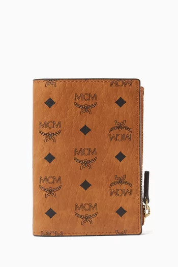 Small Aren Visetos Wallet in Coated-canvas