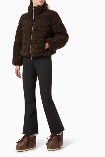 Trascendance Down Jacket in Tweed