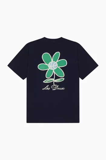 Flower T-shirt in Organic Cotton