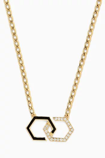 Infinity Large Unchained Necklace in 18kt Yellow Gold