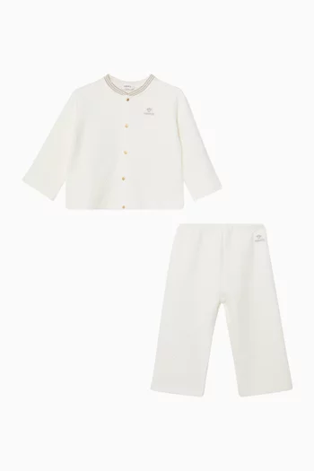 Medusa Jacket & Trouser Set in Cotton