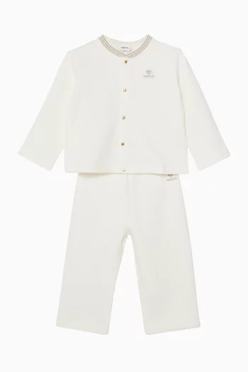 Medusa Jacket & Trouser Set in Cotton