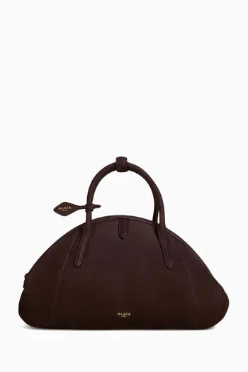 Small Purse Top-handle Bag in Nubuck Calfskin