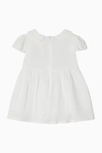 Collared Embroidered Dress