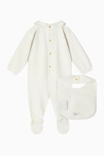 Medusa Embossed 2-piece Gift Set in Cotton
