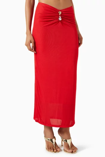 Esmeralda Maxi Skirt in Viscose