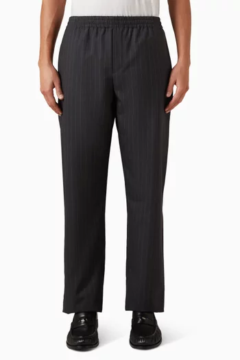 Trevor Pinstriped Pants in Wool