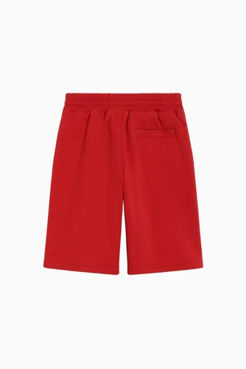 شورت صوف قطني بشعار الماركة