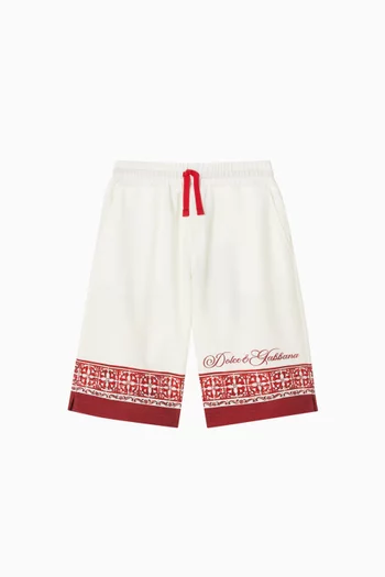 Majolica-print Shorts in Cotton