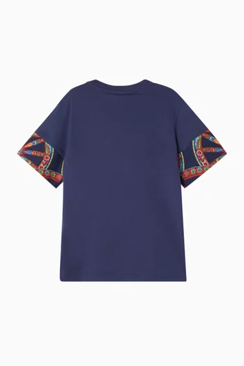 Carretto-Print Jersey T-Shirt