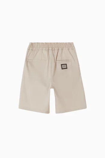 Bermuda Shorts in Gabardine Cotton