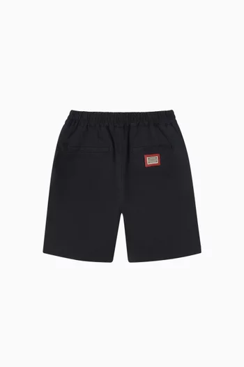 Bermuda Shorts in Gabardine Cotton