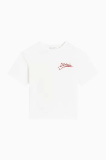 Logo T-shirt in Cotton Jersey