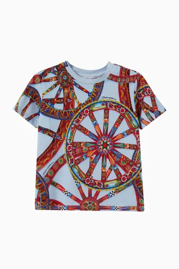 Cartwheel Print T-Shirt